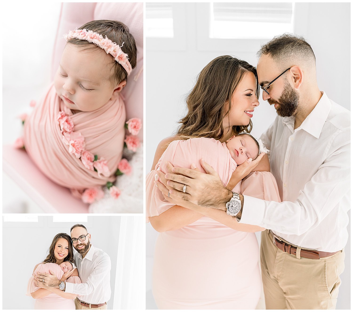 family for newborn portraits