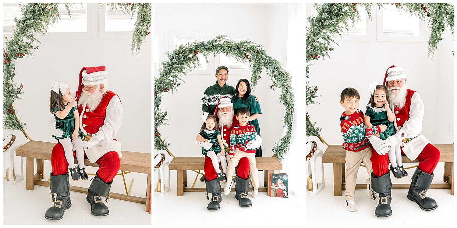 family matching with santa